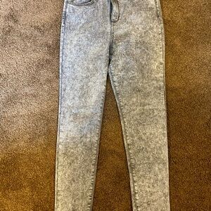 DKNY Women's Gray Acid Wash Jeans